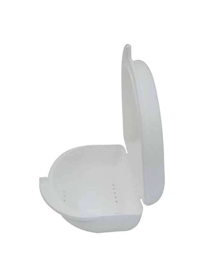 Dentosmile Dental Orthodontic Retainer/Aligner Case/Box/Mouth Guard and Denture Storage in White Colour - Image 3
