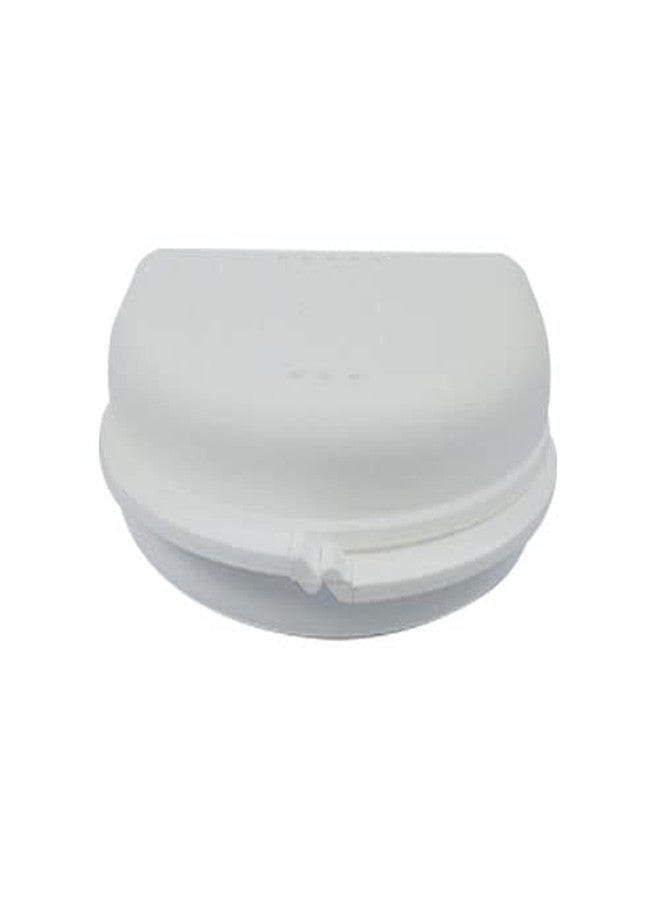 Dentosmile Dental Orthodontic Retainer/Aligner Case/Box/Mouth Guard and Denture Storage in White Colour - Image 1