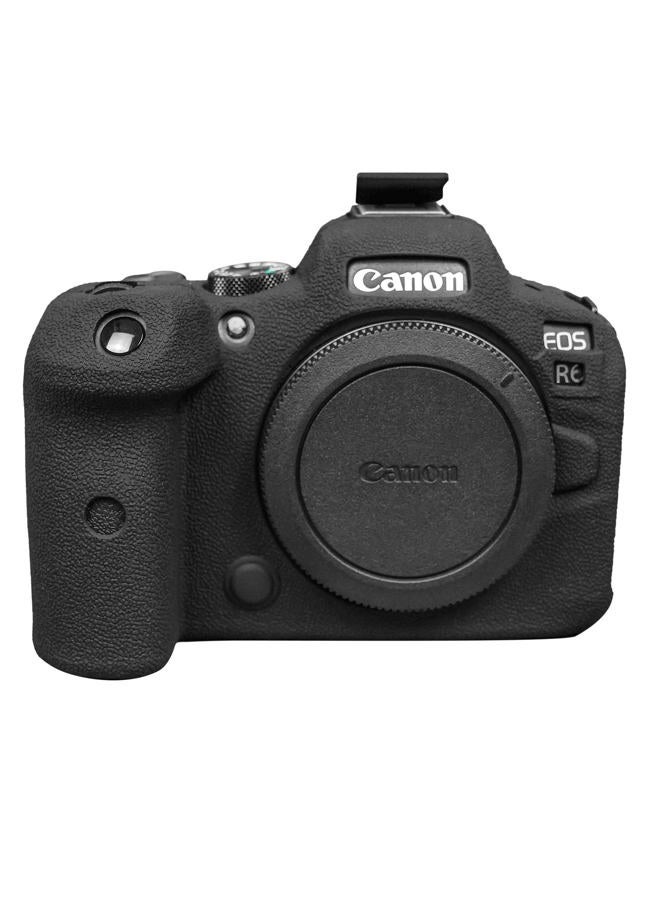 Rieibi Eos R6 Mark Ii Camera Case, Silicone Protective Case For Canon Digital - Black - Image 1