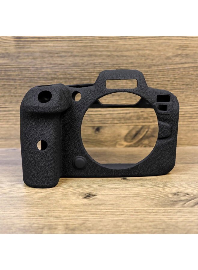 Rieibi Eos R6 Mark Ii Camera Case, Silicone Protective Case For Canon Digital - Black - Image 2