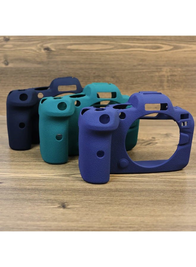 Rieibi Eos R6 Mark Ii Camera Case, Silicone Protective Case For Canon Digital - Black - Image 5