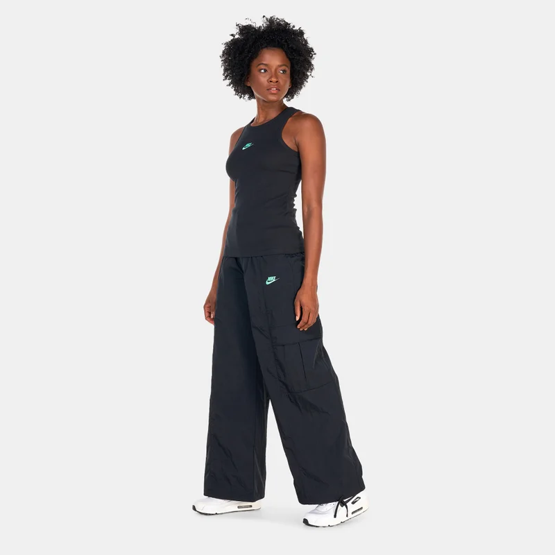 Nike black Women's Oversized High-Waisted Woven Pants for Women | Best Price UAE