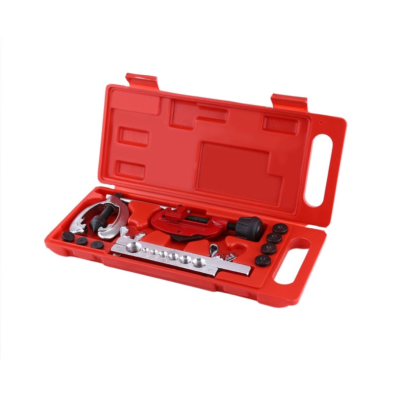 Pipe Flaring Kit: Heavy Duty Steel Construction - Easy To Operate Tube Flaring Tool for Automotive Repair, Diy Auto Mechanics, Copper & Aluminum Tube Maintenance - Image 3