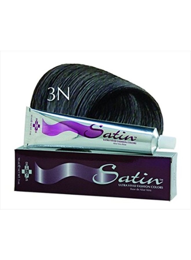 Developlus Satin Color #3N Dark Brown 3 Ounce (88ml) (3 Pack) - Image 2