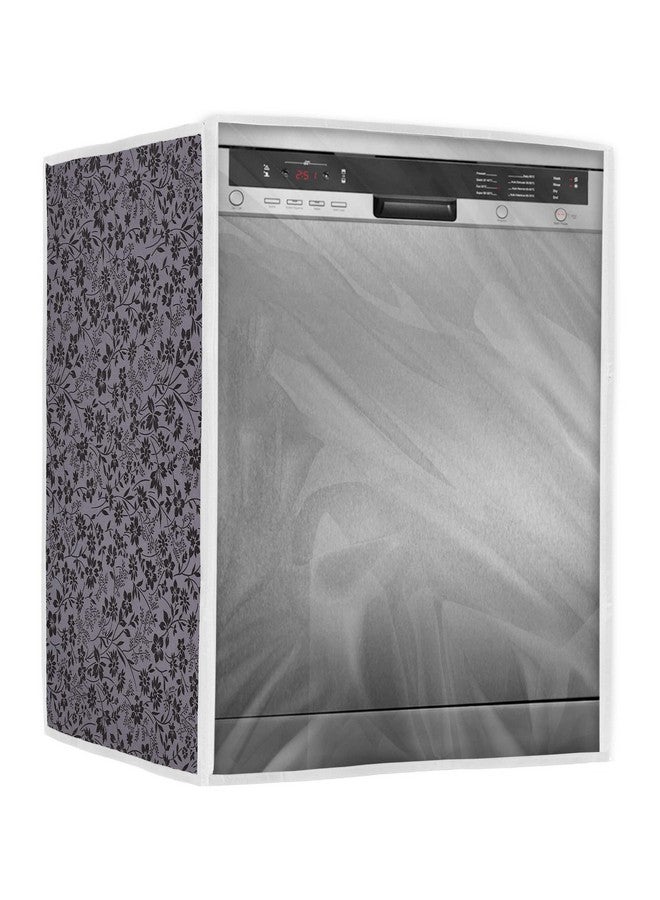 Classic Classic Dishwasher Cover Suitable for Siemens of 12, 13, 14, 15 Place Setting (63X63X81CMS, Black & Grey)  - Image 1
