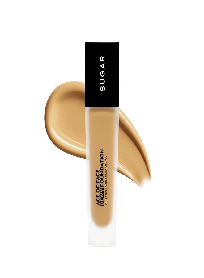 SUGAR Cosmetics Ace Of Face Dewy Foundation with 5% Niacinamide & Hyaluronic Acid | Lasts upto 18hrs | 30 ml - 37 Freddo - Image 1
