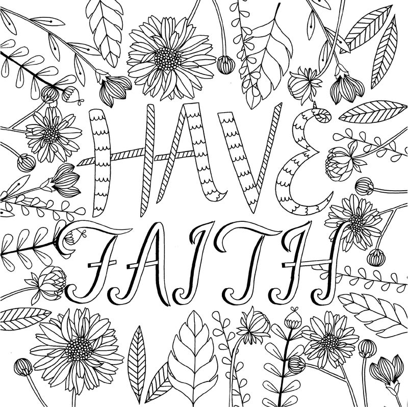 Peter Pauper Press Color Me Blessed Inspirational Adult Coloring Book (31 stress-relieving designs) (Studio Series Artist's Coloring Book) - Image 5