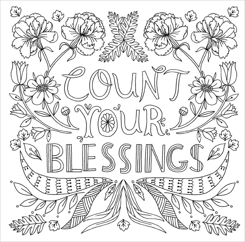 Peter Pauper Press Color Me Blessed Inspirational Adult Coloring Book (31 stress-relieving designs) (Studio Series Artist's Coloring Book) - Image 4