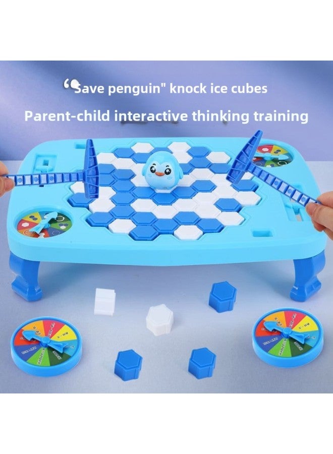 Saving Penguin Knocking Ice Breaking Desktop Toy Children's Knocking Thinking Logic Training Parent-Child Interactive Game-Colour:The Event Price Is Left For 24 Hours. Place An Order And Get A Storage Bag-Specification: Without Penguin Ice Breaking - Image 5