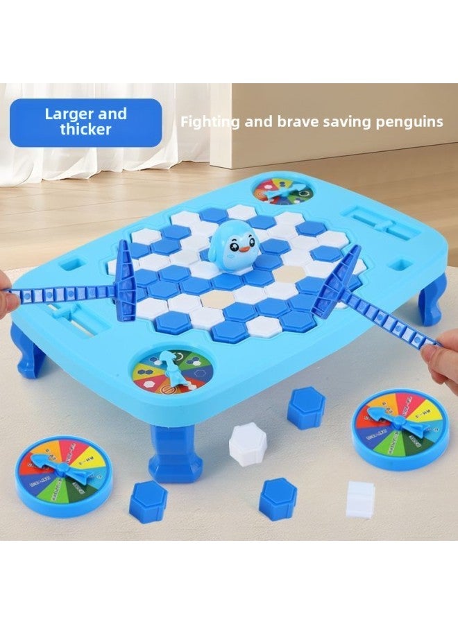 Saving Penguin Knocking Ice Breaking Desktop Toy Children's Knocking Thinking Logic Training Parent-Child Interactive Game-Colour:The Event Price Is Left For 24 Hours. Place An Order And Get A Storage Bag-Specification: Without Penguin Ice Breaking - Image 4