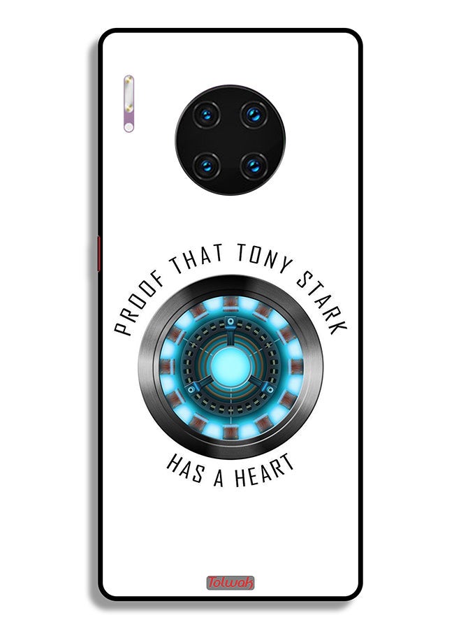 Tolwak Huawei Mate 30 Pro 4G Protective Case Cover Proof That Tony Stark Has A Heart - Image 2