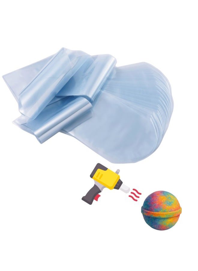 WEIWEI PACKAGING WEIWEI - 200 PCS 6x6 inch Odorless PVC Heat Shrink Wrap Bags 100 Gauge | Dome Shrink Bags - Image 1