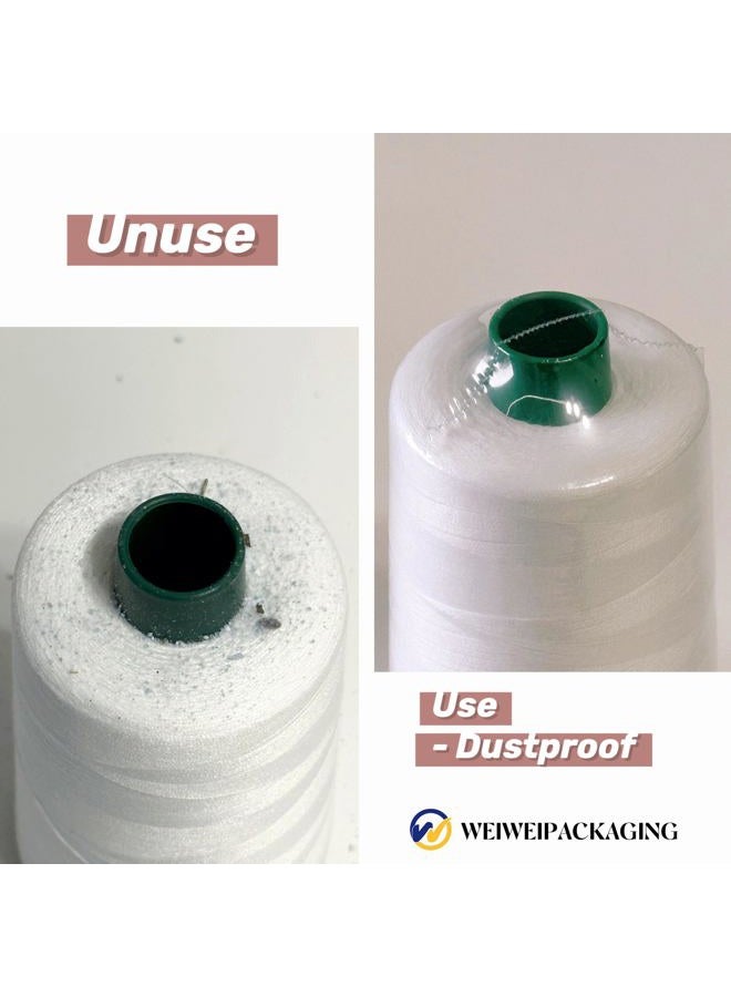 WEIWEI PACKAGING WEIWEI - 200 PCS 6x6 inch Odorless PVC Heat Shrink Wrap Bags 100 Gauge | Dome Shrink Bags - Image 5