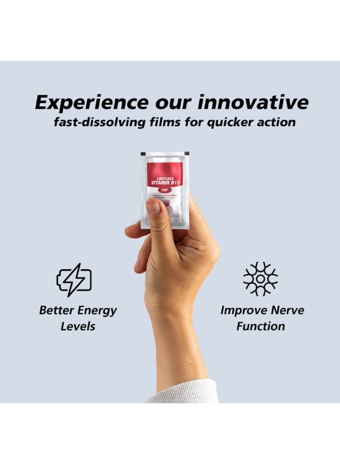 Limitless Vitamin B Plus 30 Oral Dispersible Films - Image 2