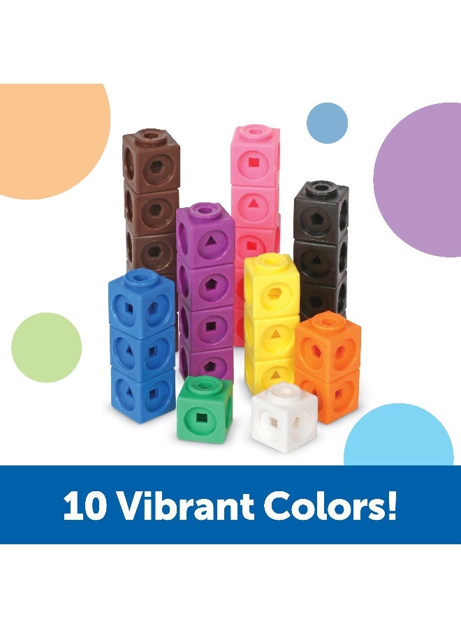 Learning Resources Mathlink Cubes Bulk Set (1000-Piece Set, 2Cm, 10 Colors, Ages 5+) - Image 3
