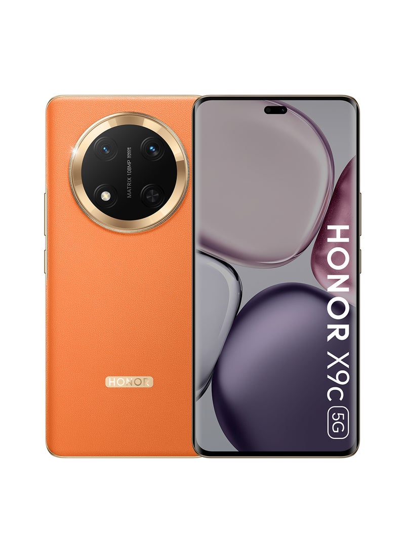Honor X9c Dual SIM   Sunrise Orange 12GB RAM 256GB 5G - Middle East Version - Image 1