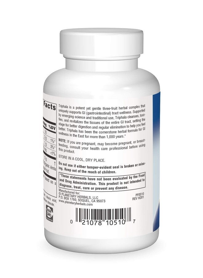 Planetary Herbals Triphala Gold 1000mg - 60 Tablets - Image 2
