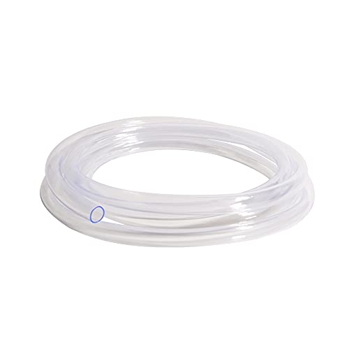 QuQuyi PVC Vinyl Tubing Lightweight Grade Plastic Tube, 1"ID X 1-1/4"OD Low Pressure Clear Vinyl Tube Hose BPA Free, 3.28FT - Image 1