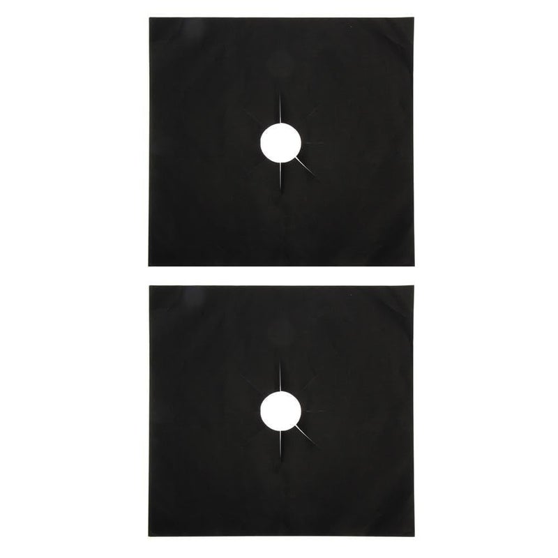 LAVNIK Square Stove Burner Covers NonStick Gas Range Protectors Liners Stove Burner Liner Cover Gas Stove Burner Covers Non Stick Reusable Cover Easy to Clean Double Thickness - Image 5