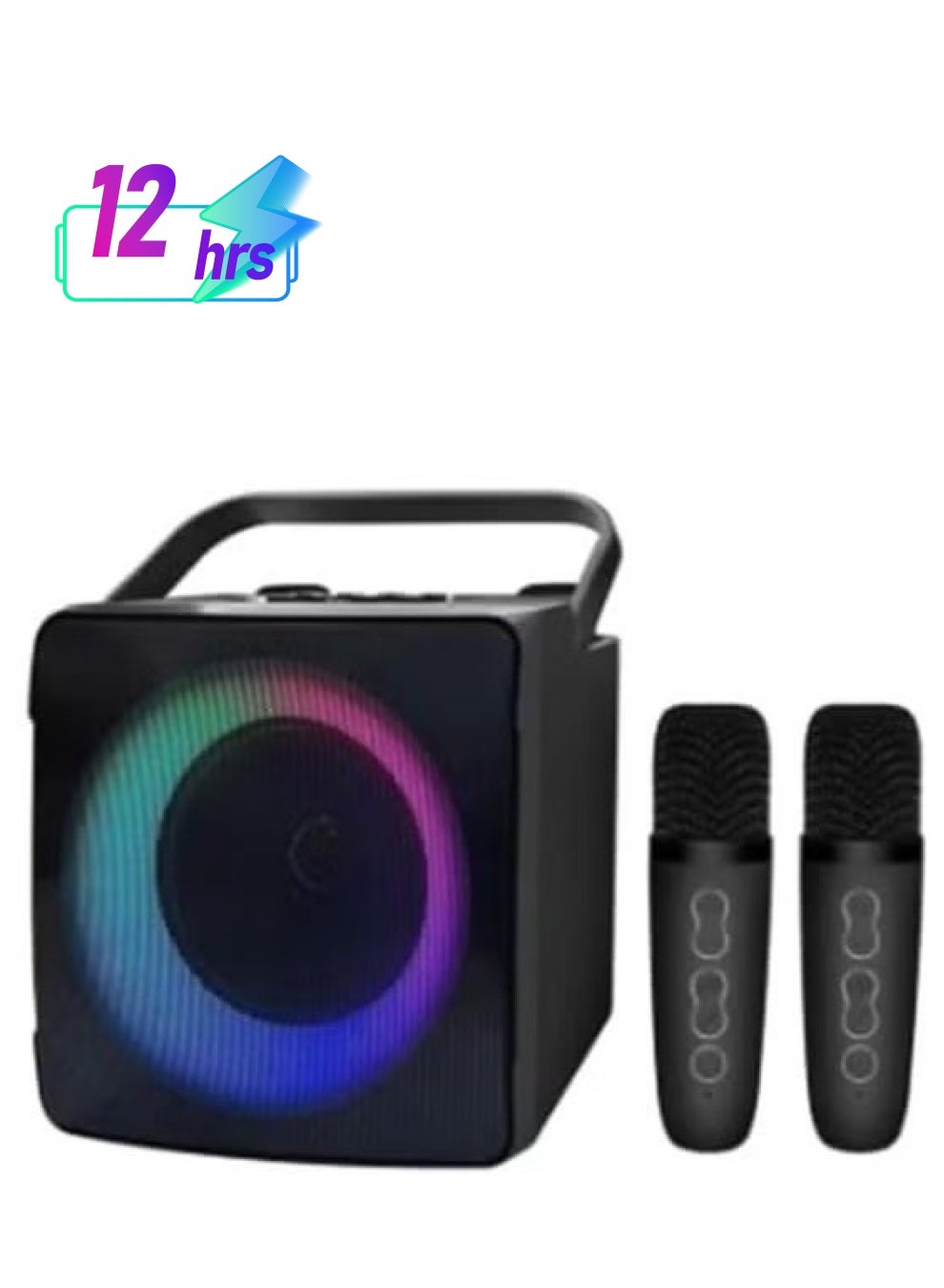 200W High-Power Bluetooth Portable Sound Speaker – Powerful Bass, Wireless Connectivity, IPX7 Waterproof, LED Lights, Long Battery Life – Ideal for Outdoor Parties, Camping, Beach, and Home Use with Superior Audio Quality