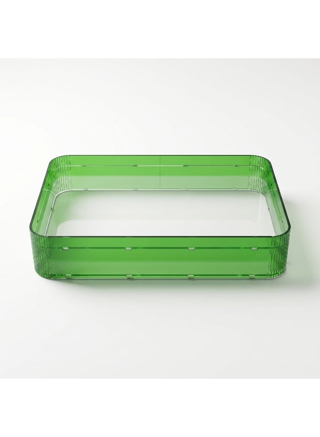 A luxurious transparent gift tray. This tray is primarily used for presenting and arranging Eid and special occasion favors (Size: 20 x 31 cm). - Image 2
