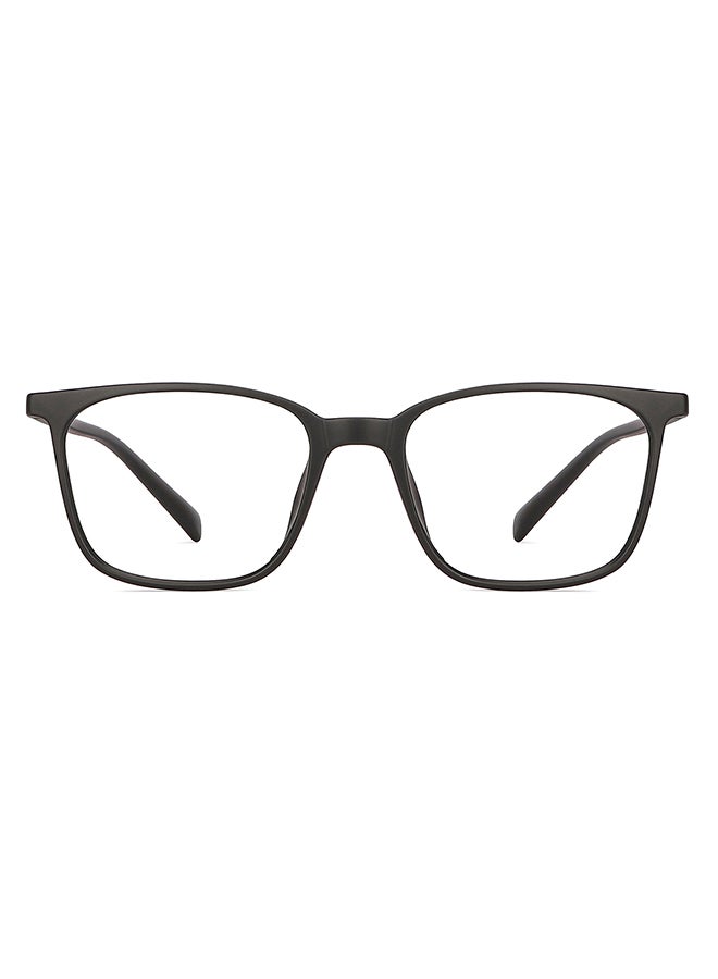 لينسكارت بلو نظارة طبية زيرو باور للكمبيوتر بإطار كامل الحواف شكل مربع وعدسات بلوكات ضد اللمعان - مقاس 51 مم - أسود - طراز LB E13526 - Image 1