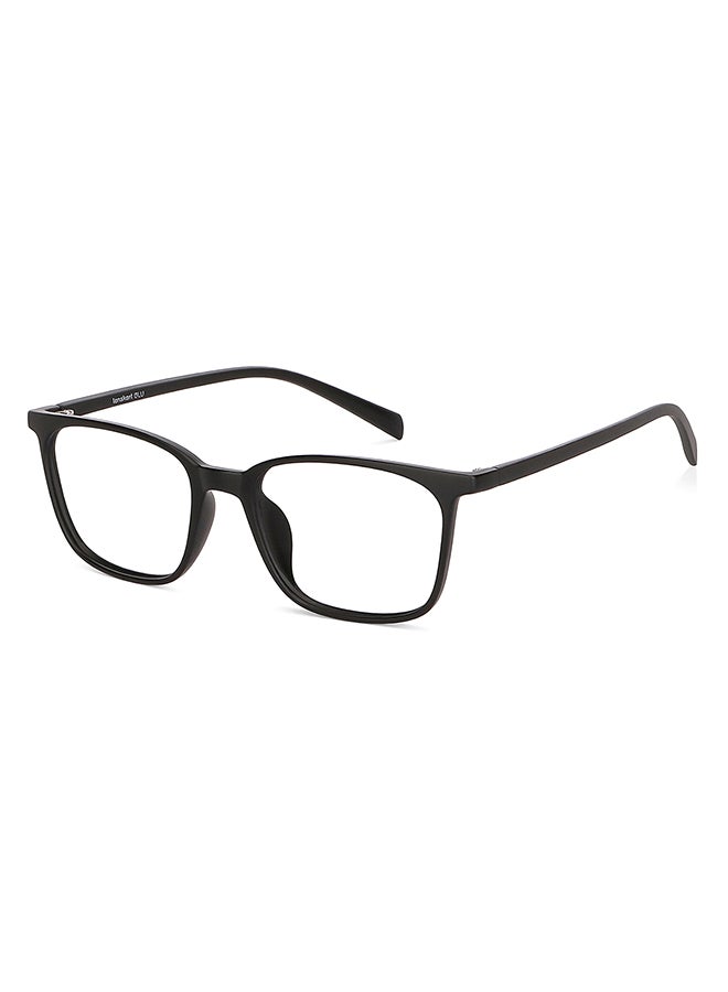 لينسكارت بلو نظارة طبية زيرو باور للكمبيوتر بإطار كامل الحواف شكل مربع وعدسات بلوكات ضد اللمعان - مقاس 51 مم - أسود - طراز LB E13526 - Image 2