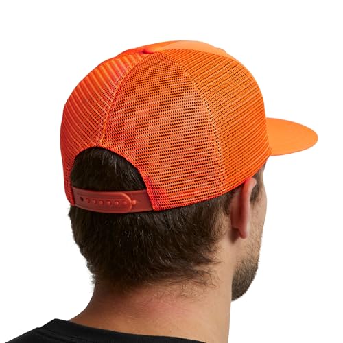 SITKA Trucker Hat - Adjustable Outdoor Snap Back Hat for Men, Blaze Orange, One Size Fits All - Image 3