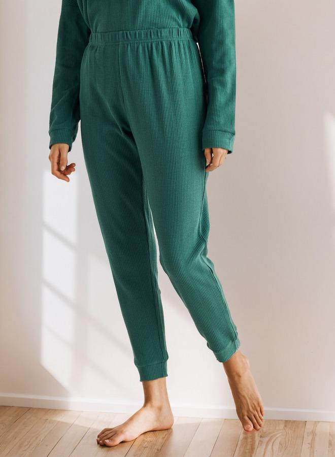 سبلاش فيڤ طقم بيجامة بنقشة الوافل - Image 3