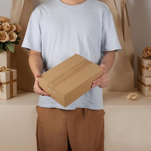 MALANI STORES Corrugated Box Packing box 10X6X2 inch corrugated brown boxes - 3 ply Pack of -25 - Image 3