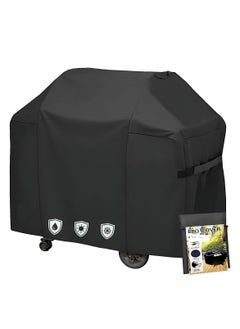 Dominy Grill Cover,Barbecue Charcoal Grill Cover with Adjustable Strap, Anti-UV Gas Burner Heavy Duty Smoker Oven Protection Cover Dust-proof Waterproof 65 Inch Polyester BBQ Cover for Camping Picnic Outdoor  - Image 1