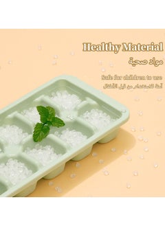 LKTOCAFT 4 Packs Ice Cube Trays for Freezer with Lid, New Pull-out Design, Easy Dump Ice Cube Molds for Baby and Adults, Save Space Ice Cube Maker, 56 Cubes Popsicle Molds  - Image 3