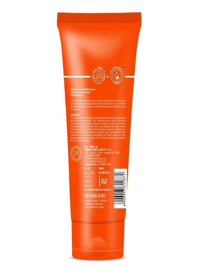 N Plus Professional Sun Screen Tinted SPF 50 with Tinted Effect, Mattifying Sun Protection, UVA & UVB Protection | Pack of 2 - Image 4