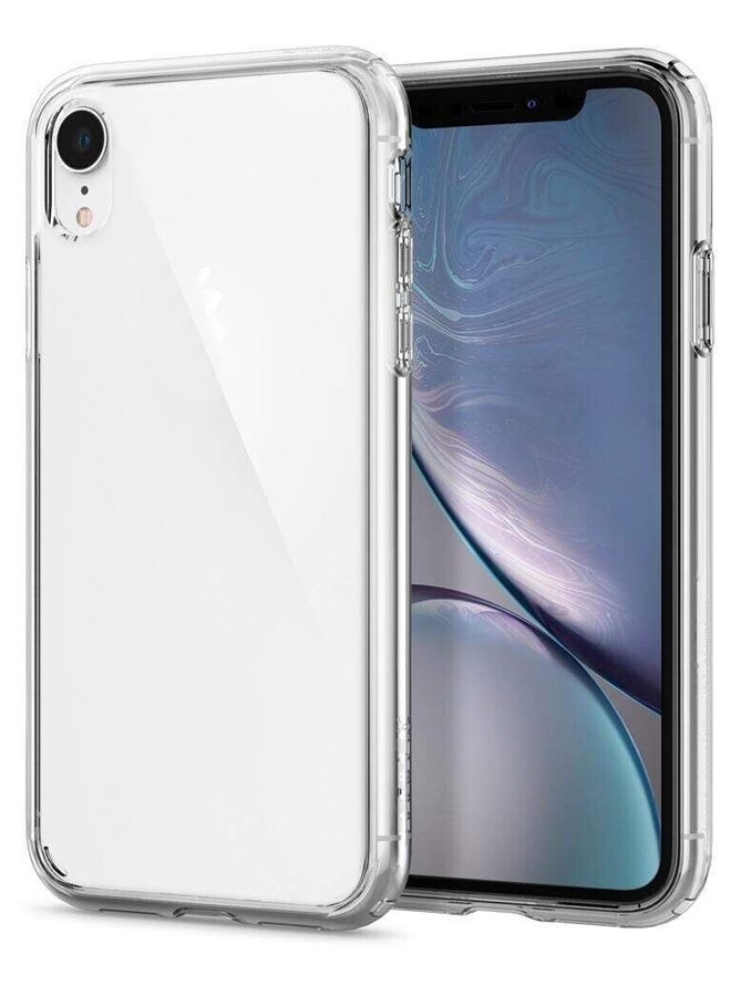 غطاء حماية شفاف لهاتف آيفون XR رفيع للغاية ومقاوم للصدمات مصنوع من مادة TPU السائلة والسيليكون مقاس 6.1 بوصة - Image 2