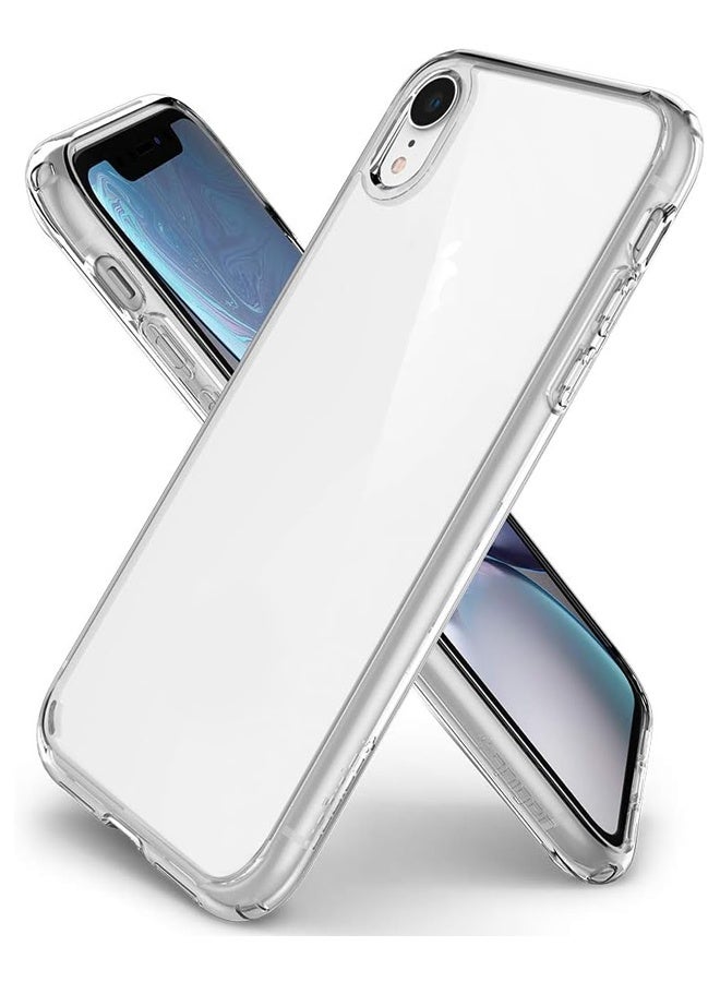 غطاء حماية شفاف لهاتف آيفون XR رفيع للغاية ومقاوم للصدمات مصنوع من مادة TPU السائلة والسيليكون مقاس 6.1 بوصة - Image 4