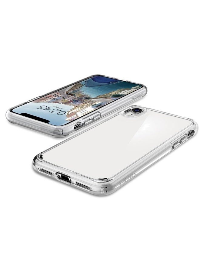 غطاء حماية شفاف لهاتف آيفون XR رفيع للغاية ومقاوم للصدمات مصنوع من مادة TPU السائلة والسيليكون مقاس 6.1 بوصة - Image 3