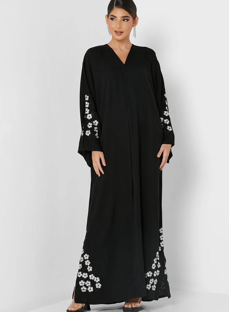 Khizana Floral Abaya
