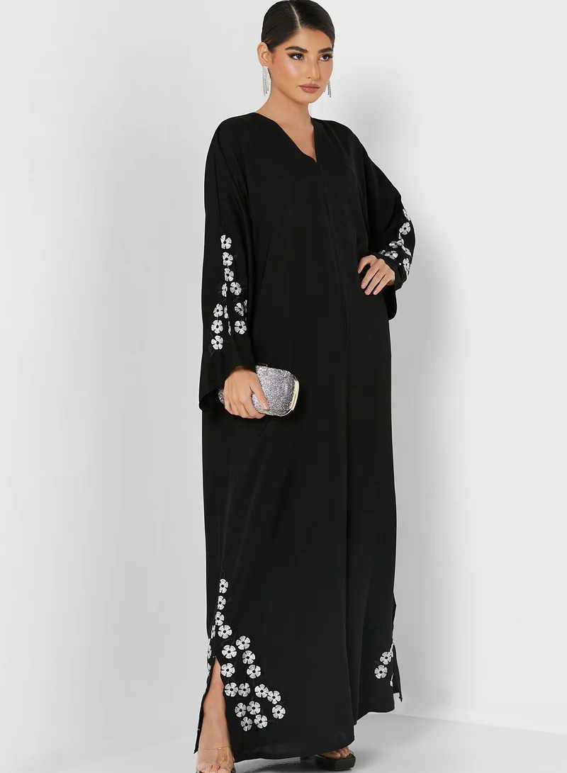 Khizana Floral Abaya