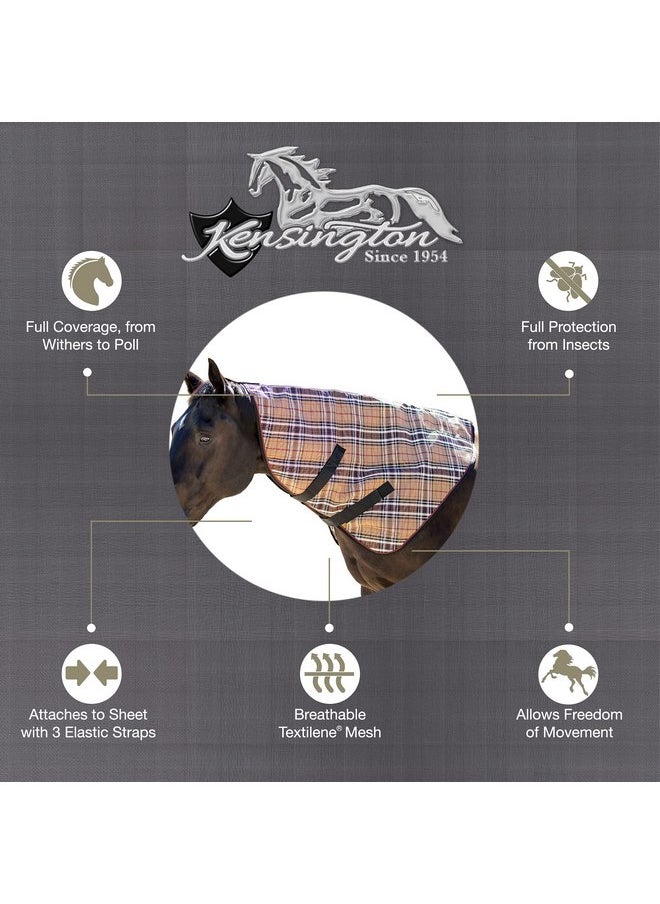 Kensington Protective Products Kensington Protective Products Signature Textilene Nylon-Lined Neck Piece, X-Large, Deluxe Black Plaid  - Image 2