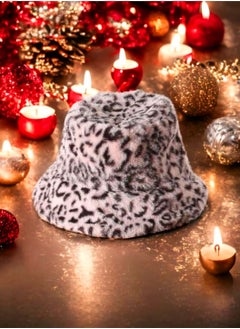 Patterned winter fur baded bucket hat - pzsku/Z9239E7C465E8DF486B42Z/45/_/1732643251/8c22eadd-2fd5-49d9-bda9-c4d9ddf3df88