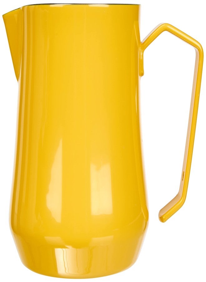 Motta Metallurgica Motta 17 oz Stainless Steel Tulip Milk Frothing Pitcher, Yellow - Image 2