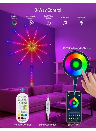 Ttt RGB Firework LED Wall Lamp  - Image 5