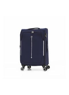 SONADA Softside Luggage Spinner Trolley Bag 3 Pieces Set,Navy (S-20",M-24",L-28")  - Image 2