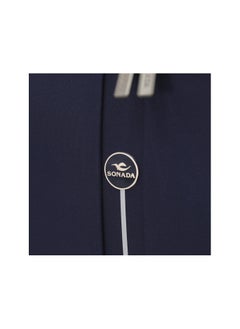 SONADA Softside Luggage Spinner Trolley Bag 3 Pieces Set,Navy (S-20",M-24",L-28")  - Image 3