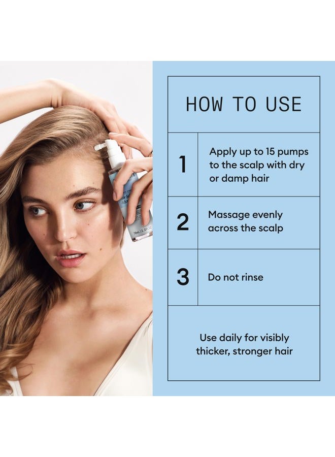 Nioxin علاج يومي مكثف للشعر ضد تساقط الشعر من نيوكسين | مع النياسيناميد، الكافيين، حمض اللوريك، والسندالور | لشعر أكثر كثافة وقوة | 2.3 أونصة سائلة. - Image 4