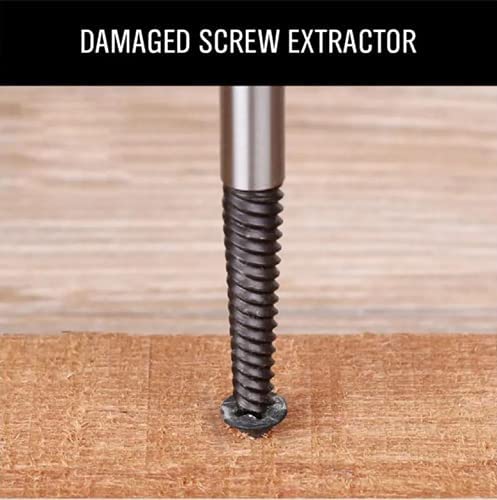 uptodateproducts 6 Pcs Broken Bolt Extractor Kit, Pipe Screw Extractor Set, Damaged Bolt Water Pipe Remover Set for 1/8 to 1 inch Thread Broken Stud, Screw, Bolt Easy Back Out - Image 5