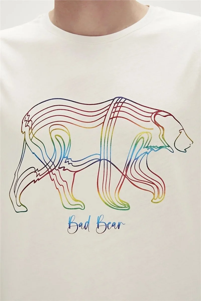 باد بير Walking Bad T-Shirt Oversize White 23.0 07.016 L - Ecru