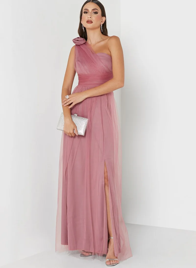 Ella Limited Edition One Shoulder Slit Dress