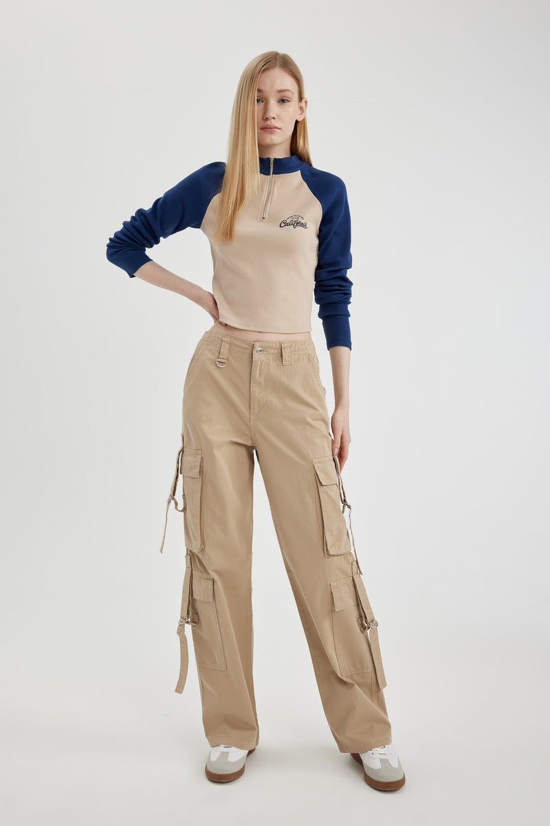 DeFacto Woman Slim Fit Camisole Long Sleeve T-Shirt - Image 2