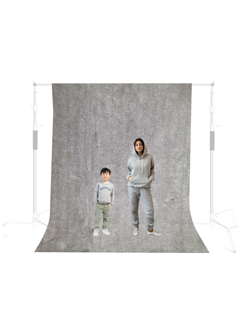 Coopic RM-17 Photography Backdrop 3MX6M Art Fabric Light Grey Photography Background For Photo Studio Props - Image 2